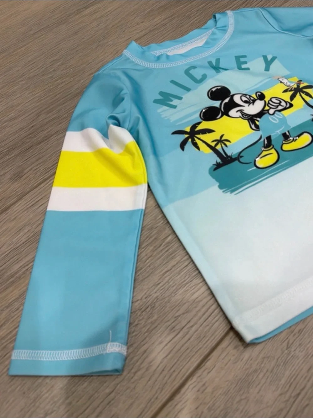 Disney Mickey Swim Shirt Rash guard